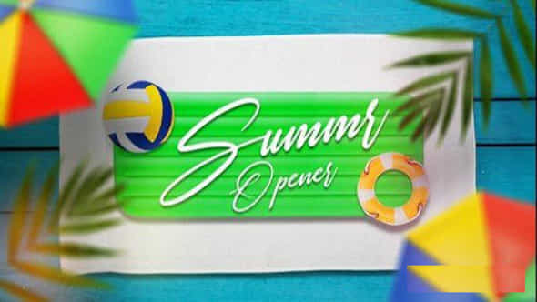 Summer Intro I Summer Text Opener - VideoHive 46084592