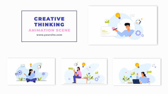 Creative Thinking Character - VideoHive 47280210
