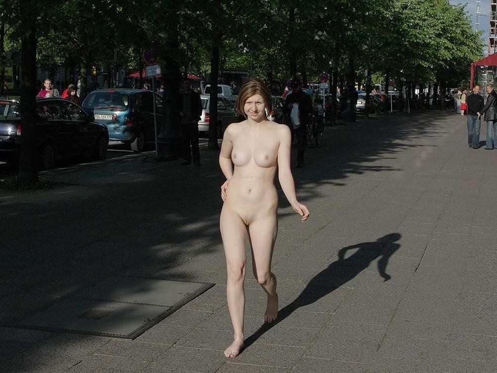 Nude women walking in public-4567