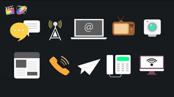 Communication Icons - VideoHive 37918806