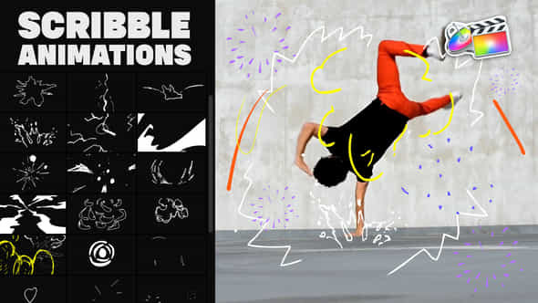 Abstract Scribble Animations - VideoHive 37869657