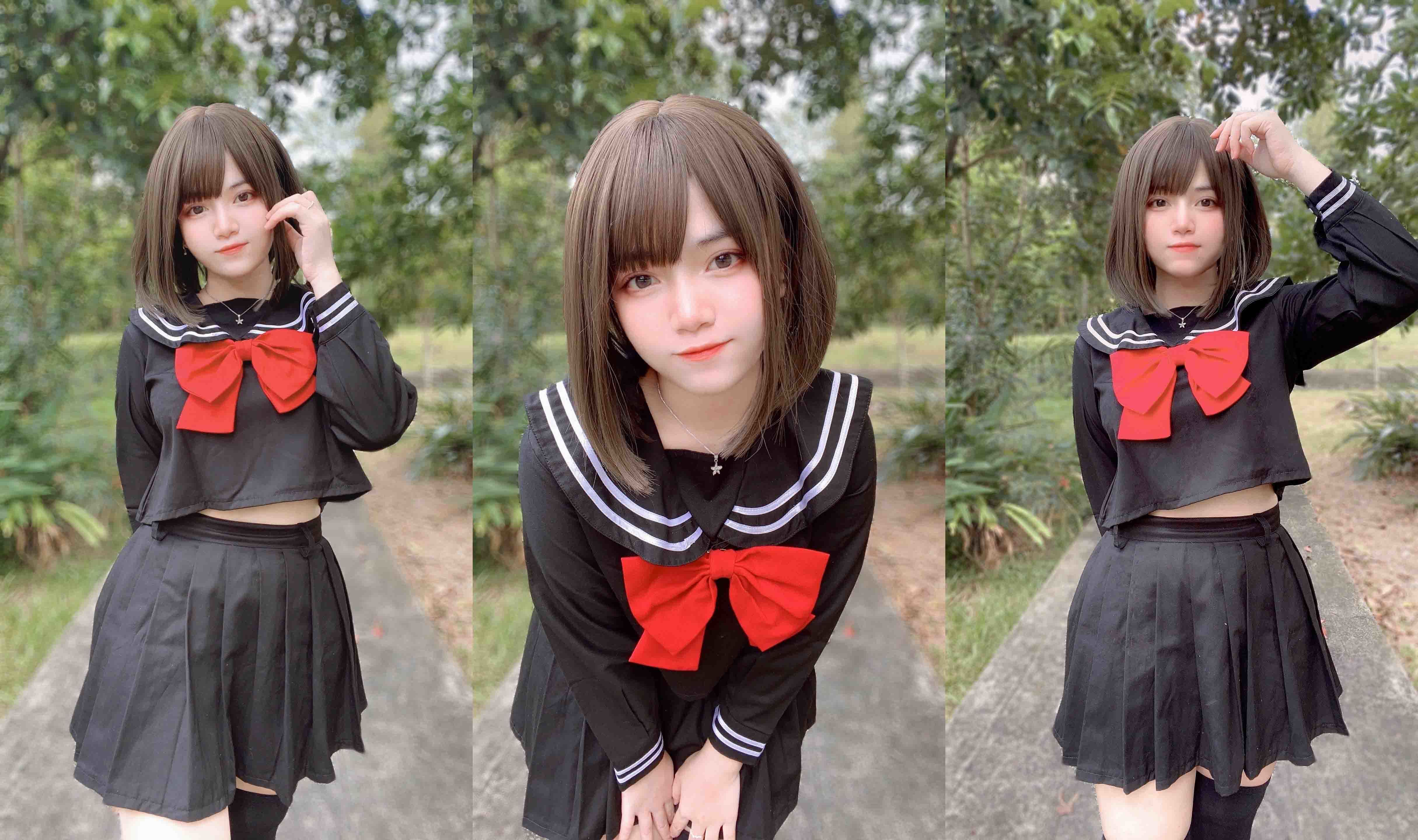 [Cosplay] MenruiNyanko – Seifuku Girl