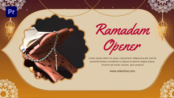 Ramadan Kareem Slideshow Opener Mogrt - VideoHive 51157128