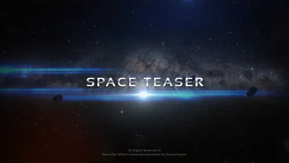 Space Titles - VideoHive 23748111