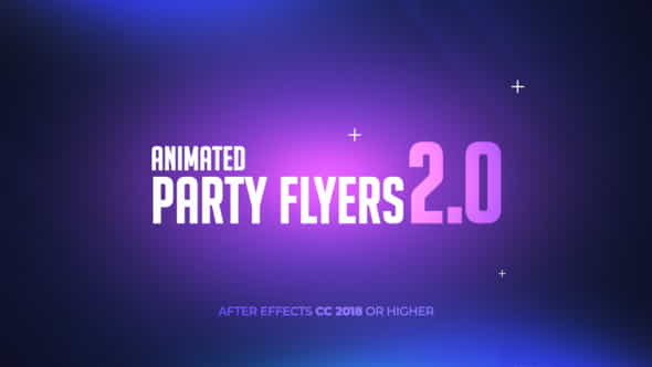 Animated Party Flyers 2.0 - VideoHive 24684641