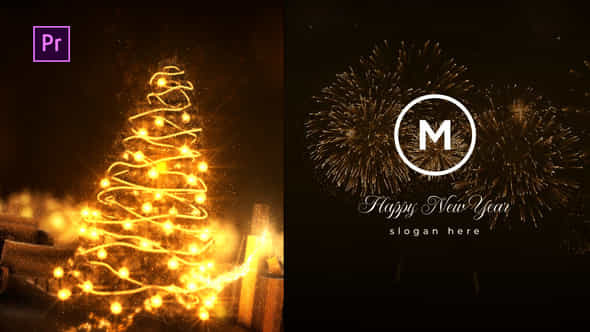 Christmas New Year Logo Reveal - VideoHive 49926925