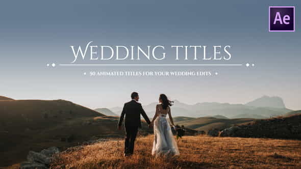 50 Wedding Titles - VideoHive 23195625