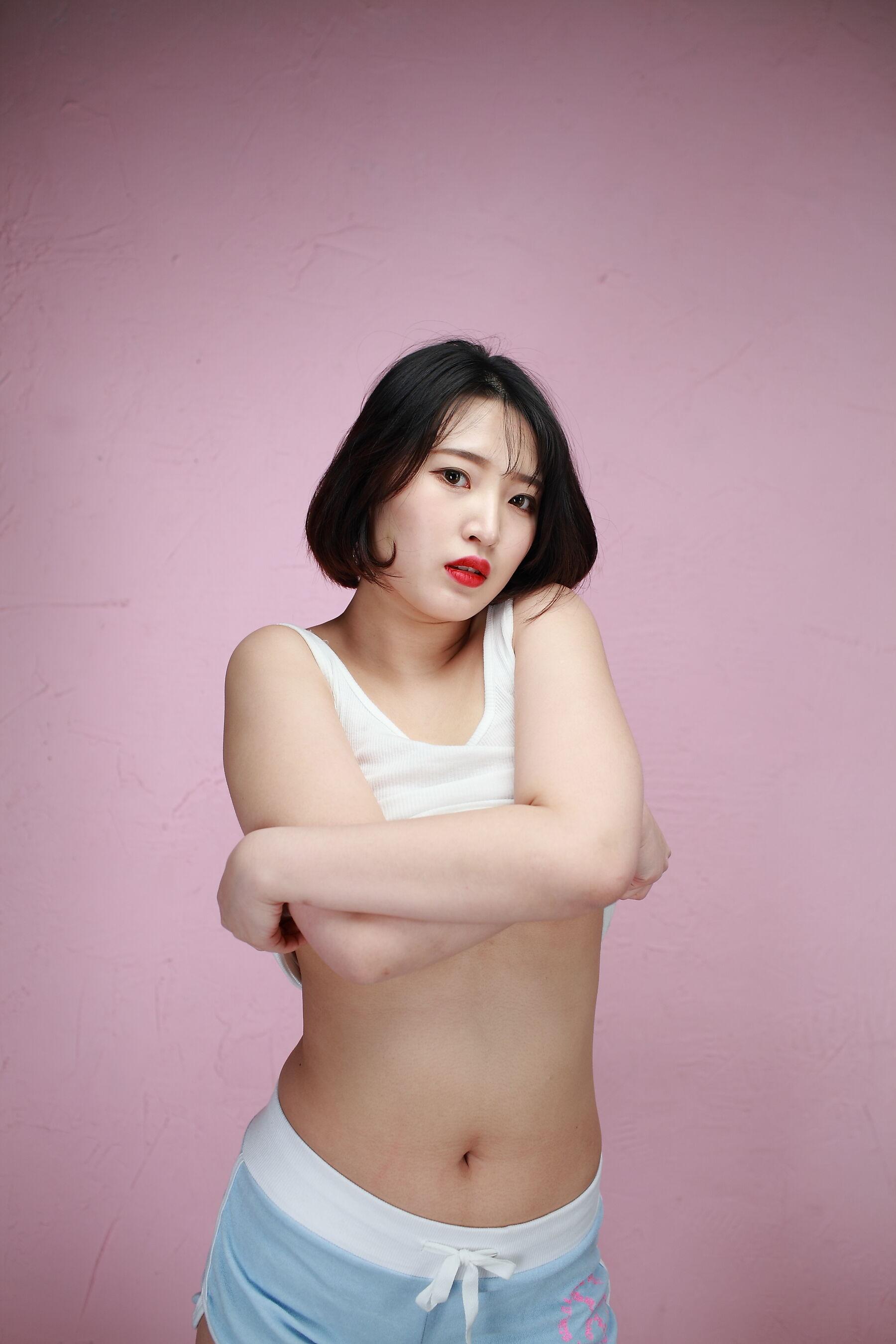 韩模人体 韩模尤娜（유나）人体私拍套图(162)