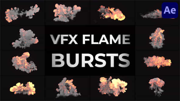 Vfx Flame Bursts For After Effects - VideoHive 53628232