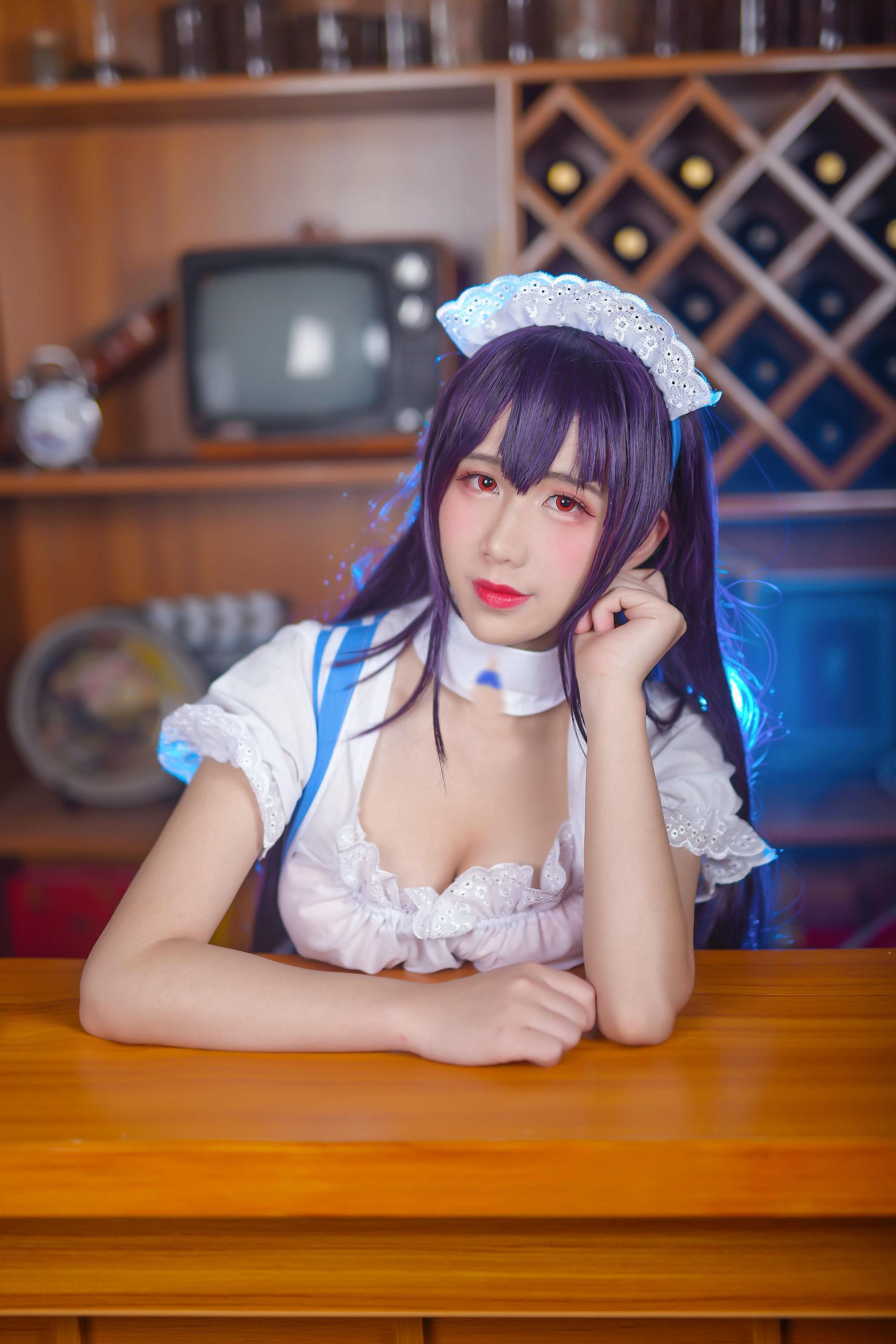 [网红Coser] 九曲Jean 《加藤惠女仆》 写真集