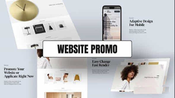 Clean Website Promo - VideoHive 51777914