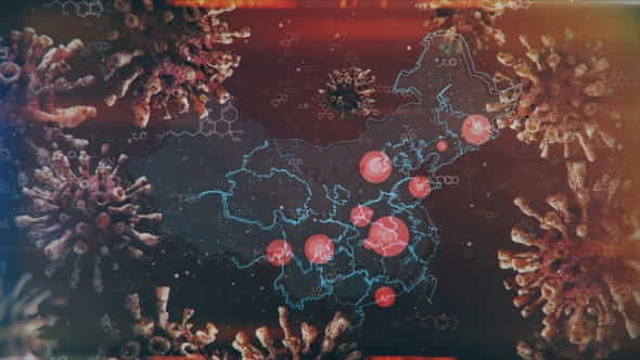 Mapping Epidemic Outbreak in China - VideoHive 26790357