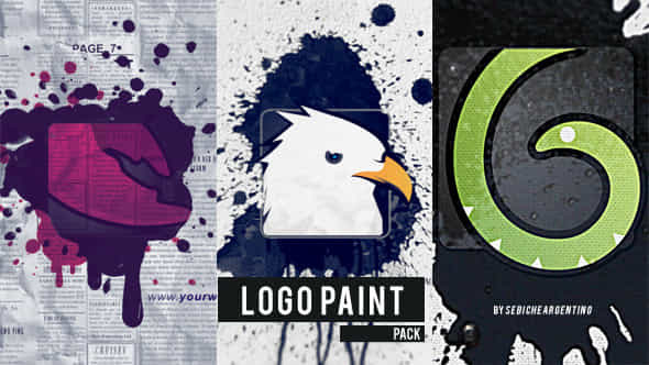 Logo Paint Package - VideoHive 5863828