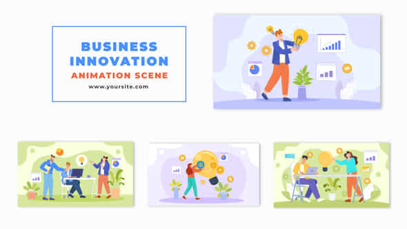 Flat Vector Business - VideoHive 48569534