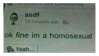 miiverse okay fine i'm a homosexual meme stamp