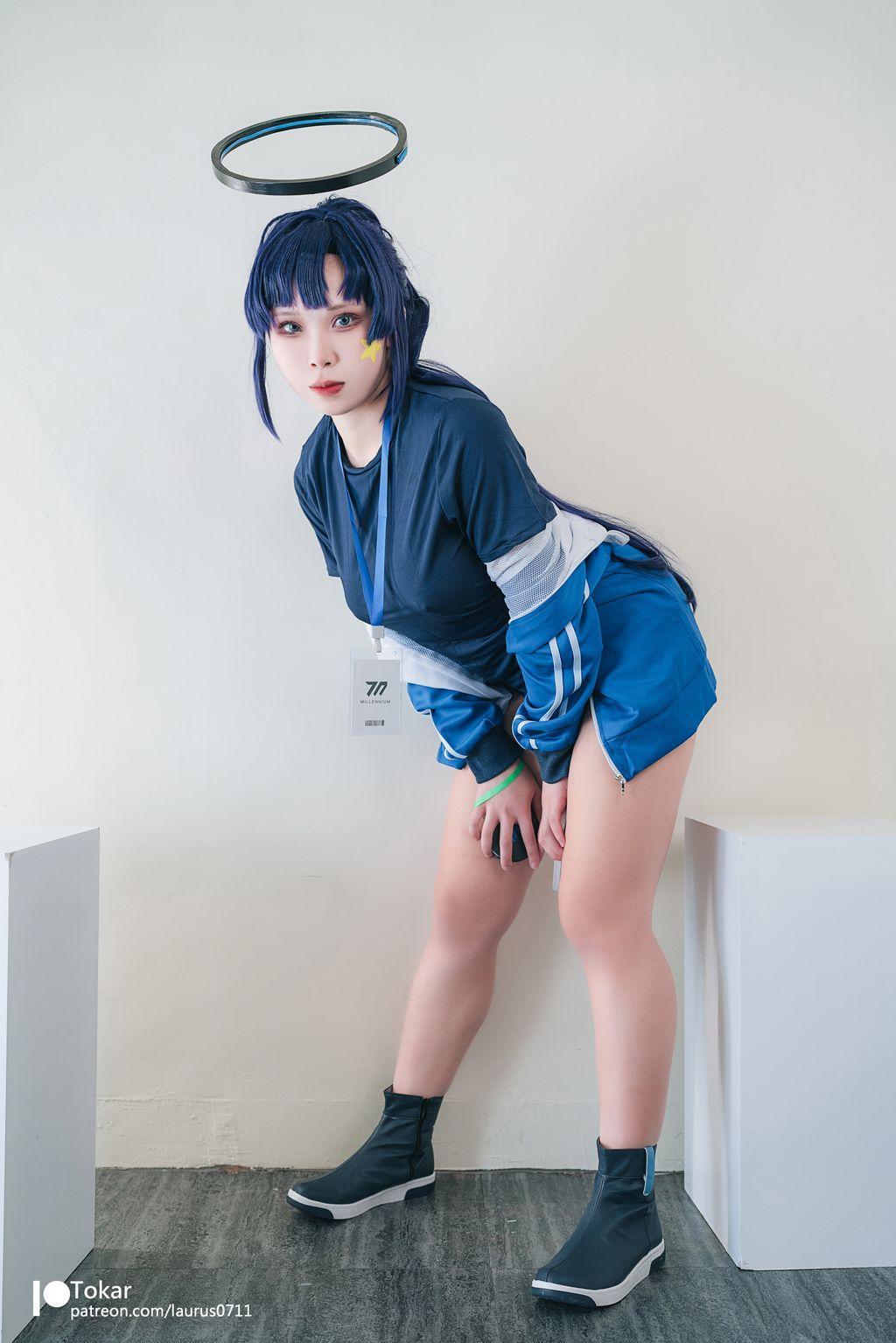 Coser@Tokar浵卡: 早濑优香(体操服) Hayase Yuuka (Gym ver) (45 photos)(1)