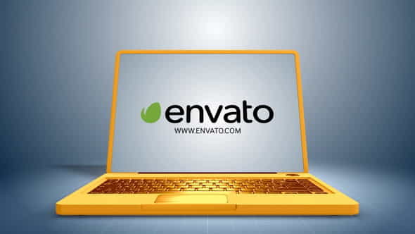 Laptop Logo - VideoHive 30345872