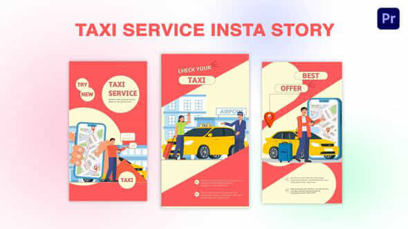 Taxi Service Instagram - VideoHive 44604488