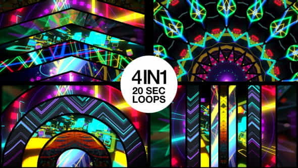 Mixed Stage Visuals - VideoHive 7404941