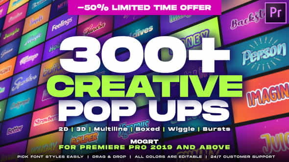 Creative Pop Ups - VideoHive 29418577