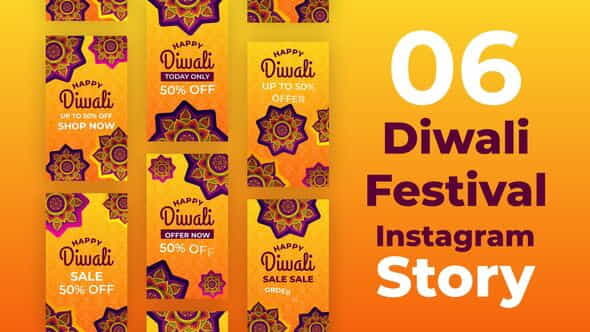 Diwali Festival Instagram Stories - VideoHive 34117786