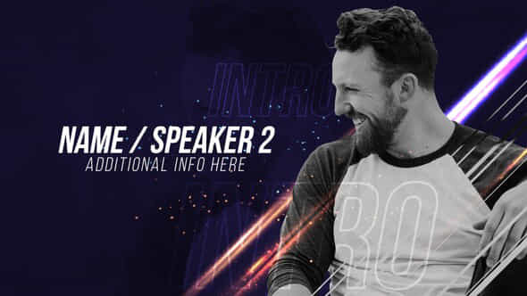 Speakers Intro - VideoHive 44618619