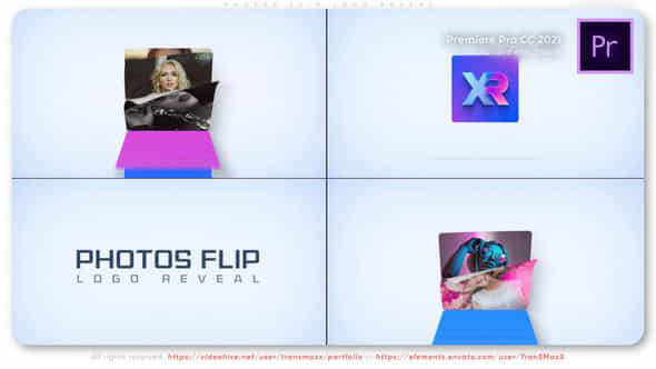 Photos Flip Logo Reveal - VideoHive 47952776