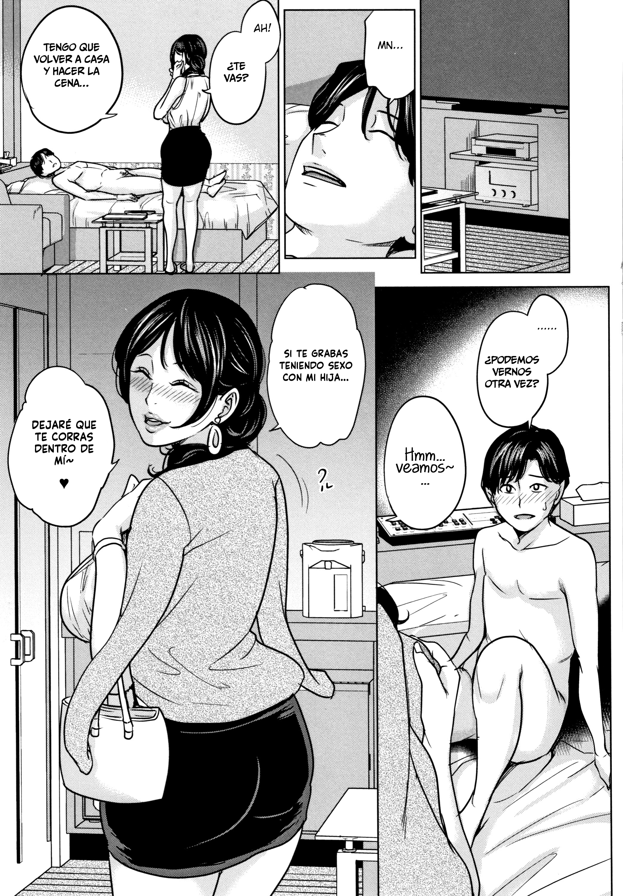 [Maimu Maimu] Kanojo no Mama to Deaikei de...  [Spanish] [Vanilla Sweet Scans]
