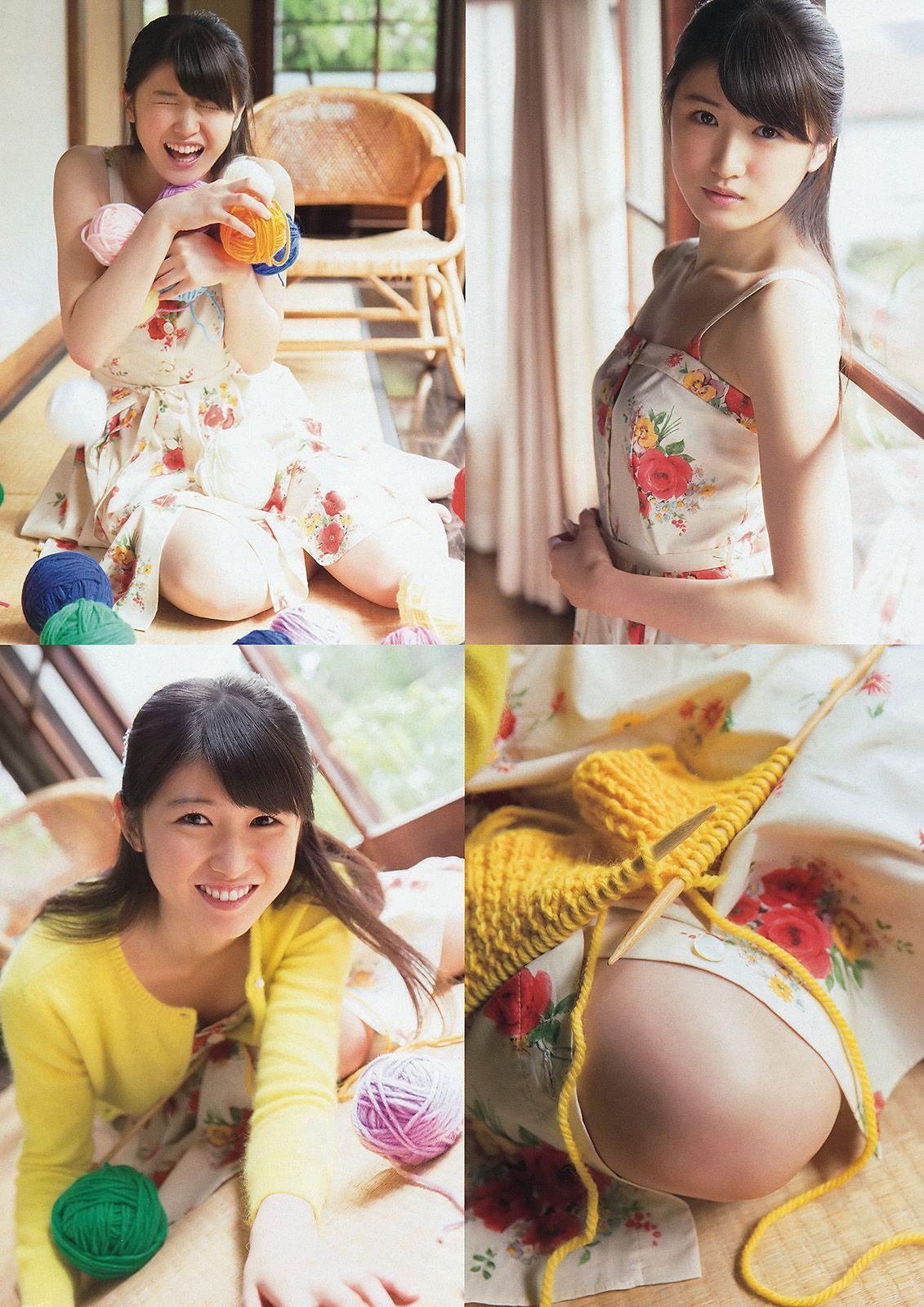 大場美奈 秋山美穂 金子栞 Akira 小松ひな 百川晴香 [Young Animal] 2014年No.23 写真杂志(12)