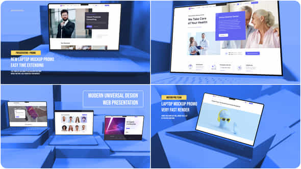 Laptop Mockup Promo - VideoHive 53383733
