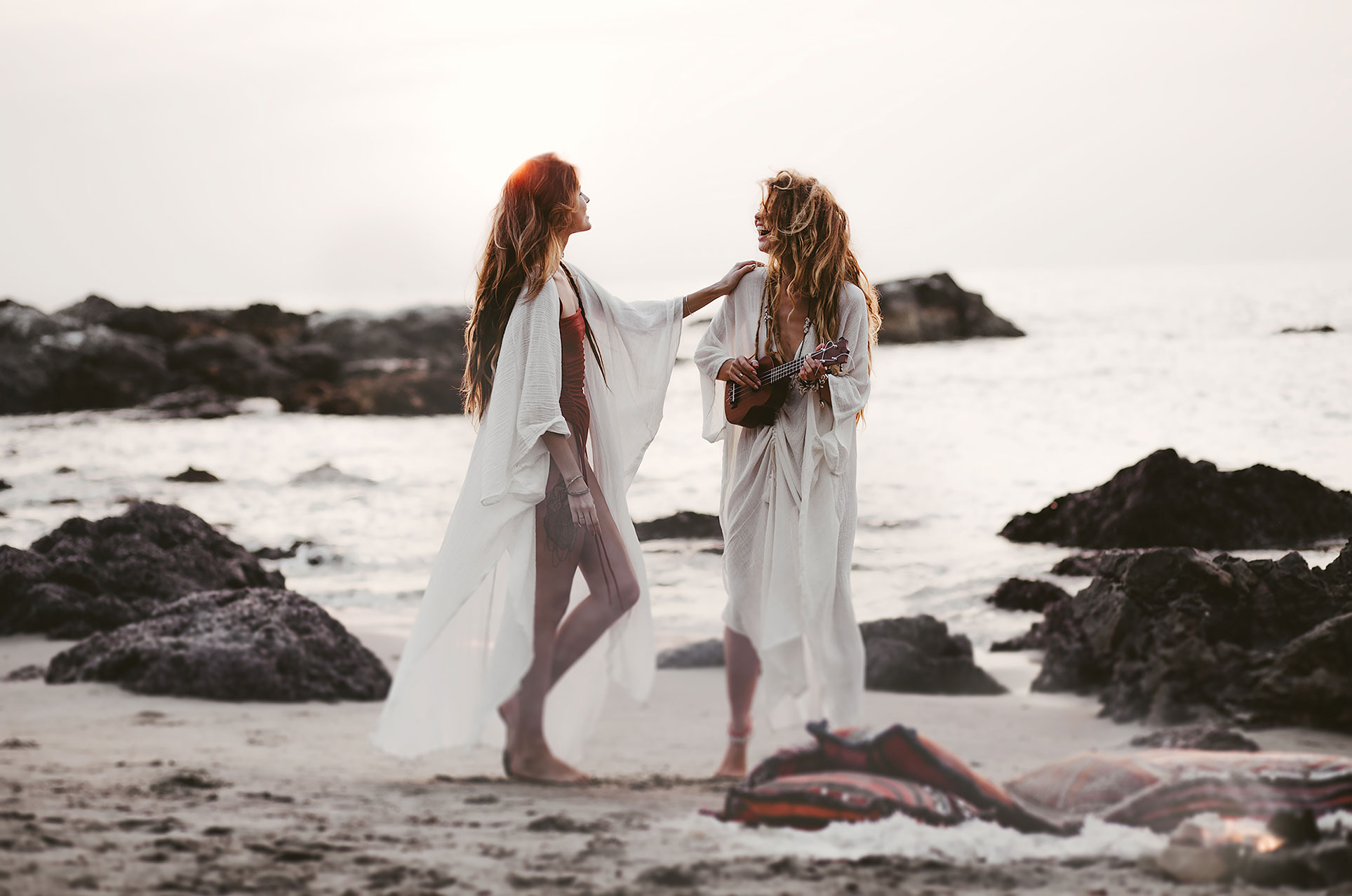 Модная одежда из натуральных тканей Studio Tia на пляжах Гоа / Alisa Belochkina and Alyona Kartushina by Asya Molochkova Модная одежда из натуральных тканей Studio Tia на пляжах Гоа / Alisa Belochkina and Alyona Kartushina by Asya Molochkova