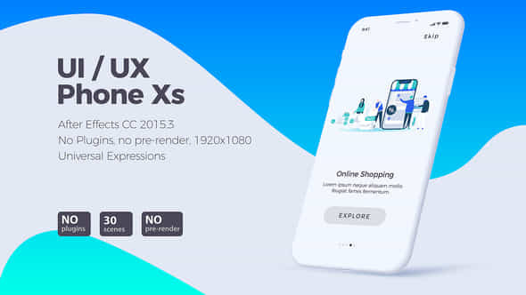 Uiux Phone Xs - VideoHive 23099802