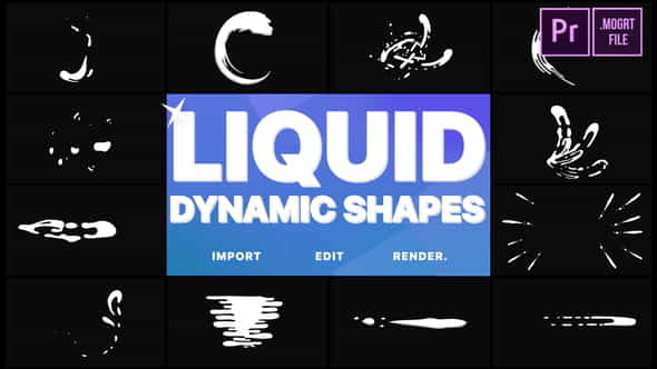 Dynamic Liquid Shapes | Premiere - VideoHive 23052562