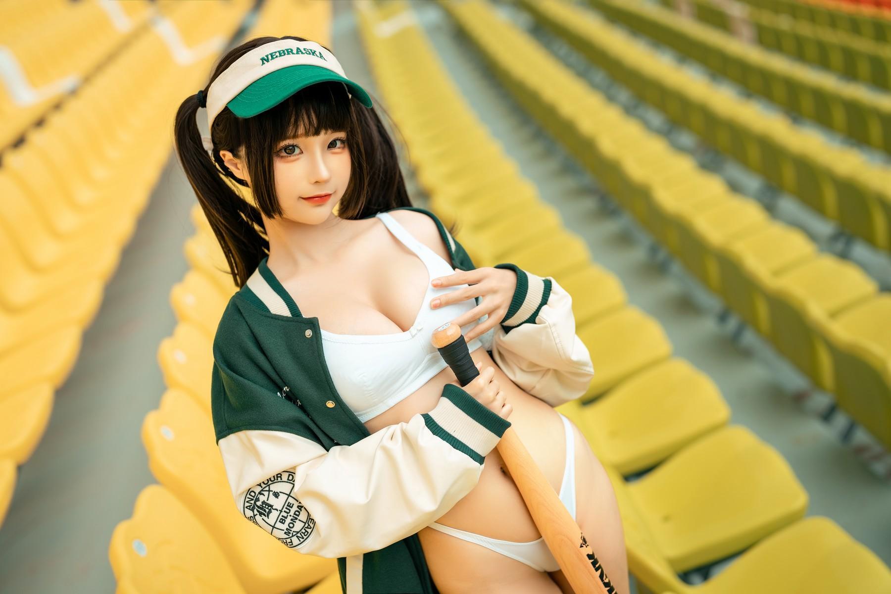 Cosplay 蠢沫沫 Chunmomo 棒球女孩 Baseball Girl Vol.01(7)