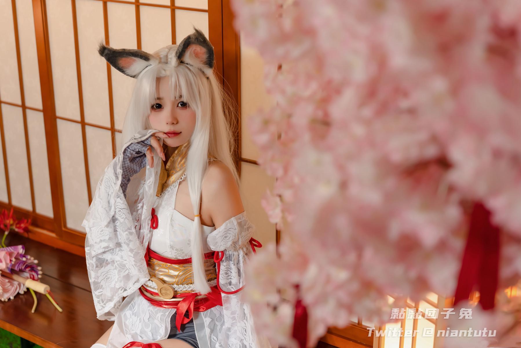 Cosplay 黏黏团子兔 白丝胡桃(3)