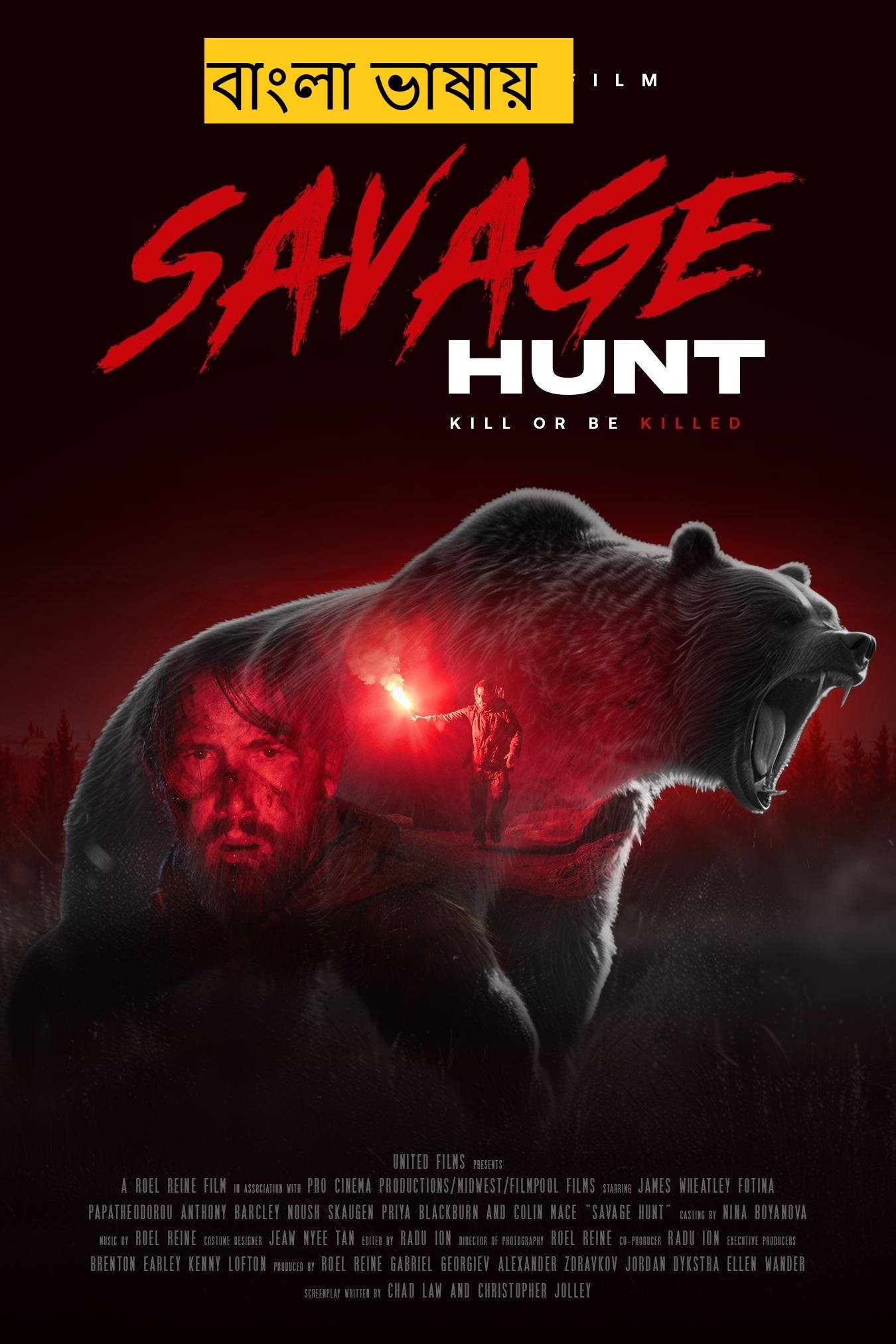 Savage Hunt 2025 Bengali Dubbed Movie ORG 720p WEBRip 1Click Download (NO Harbal ADS)