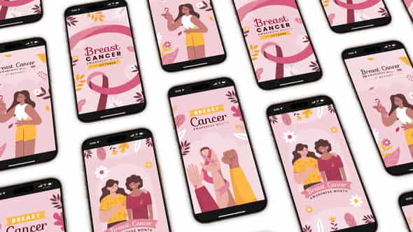 Breast Cancer Awareness Instagram Stories - VideoHive 54436130