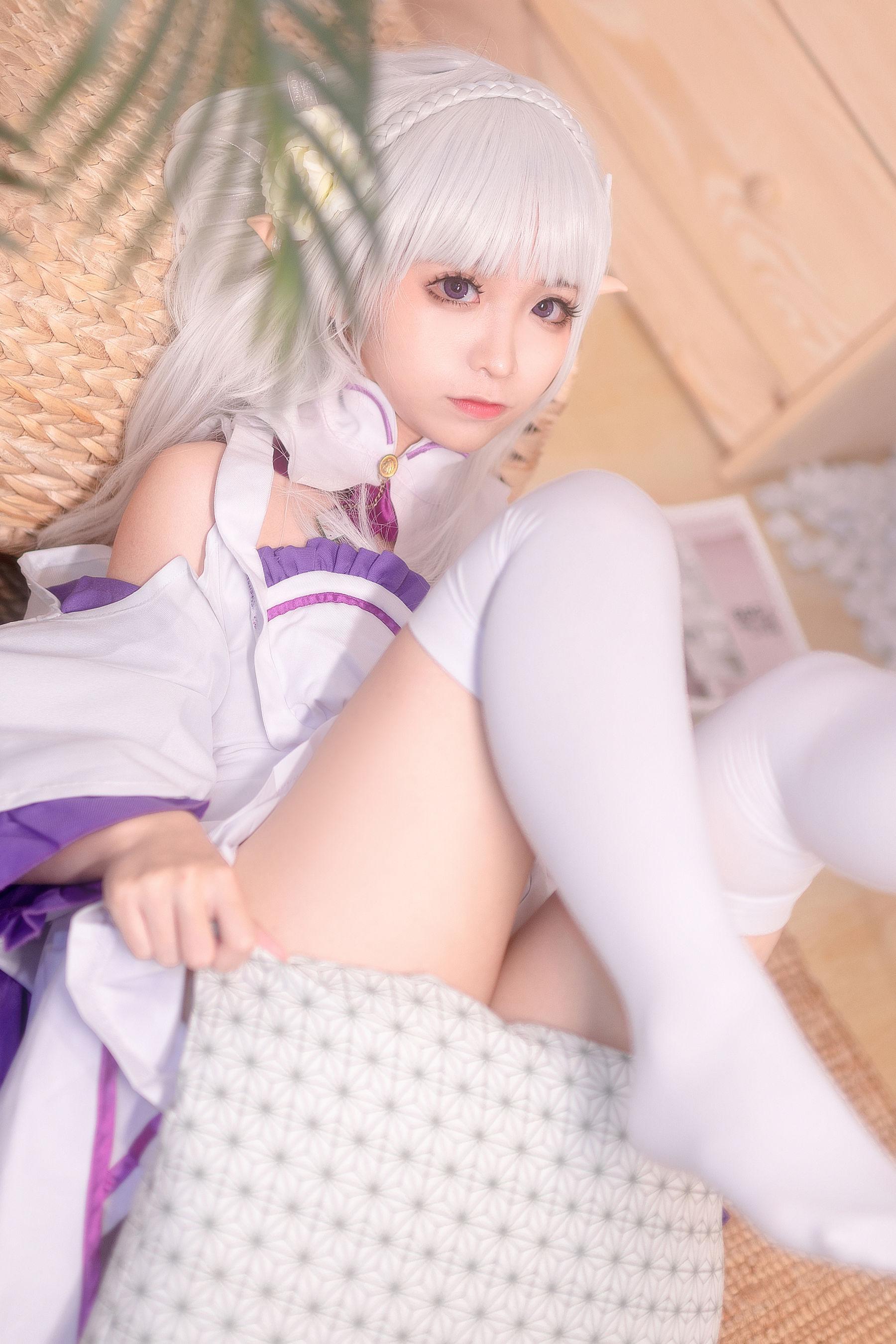 [美女Coser] 蠢沫沫 《艾米利亚》 写真集(9)