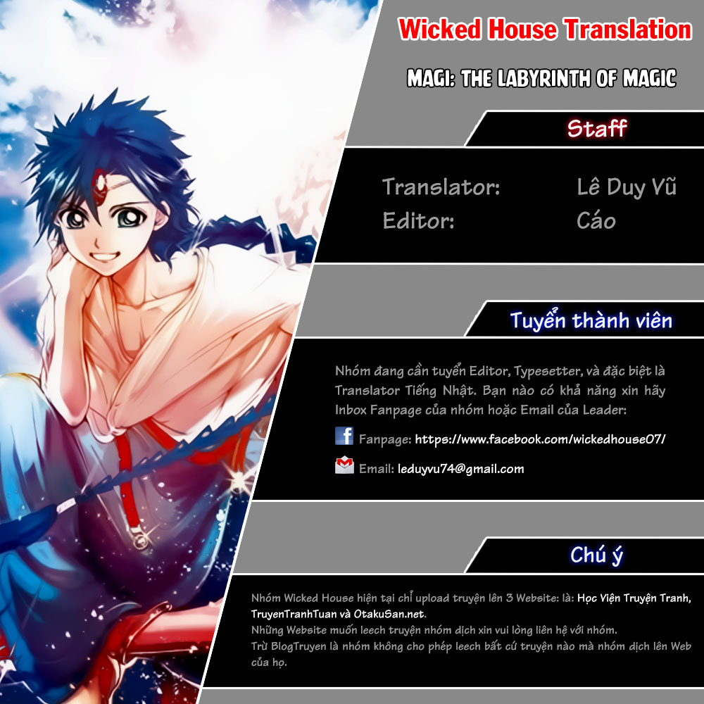 Magi: Bậc thầy pháp thuật Chap 369 . Next Chap 370