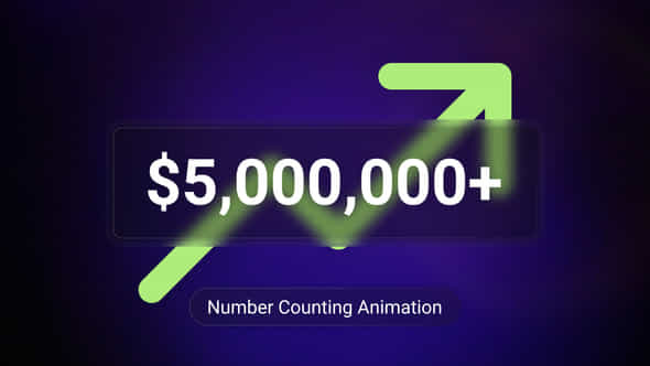Number Counting Animation - VideoHive 58054883