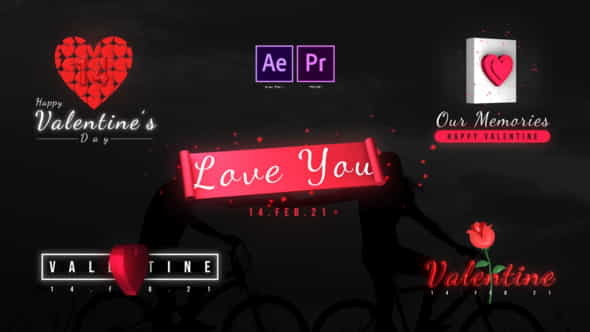 Valentines Day Titles - VideoHive 30505637