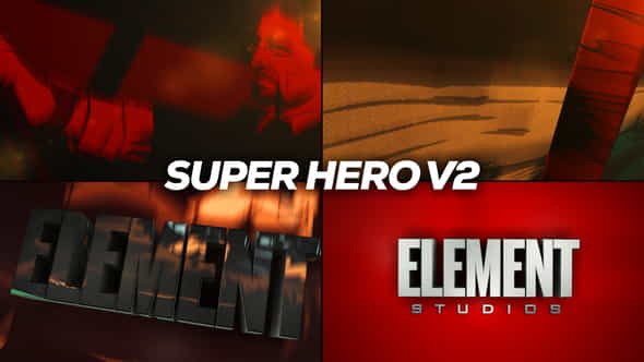 Super Hero Logo Reveal Title - VideoHive 31284906