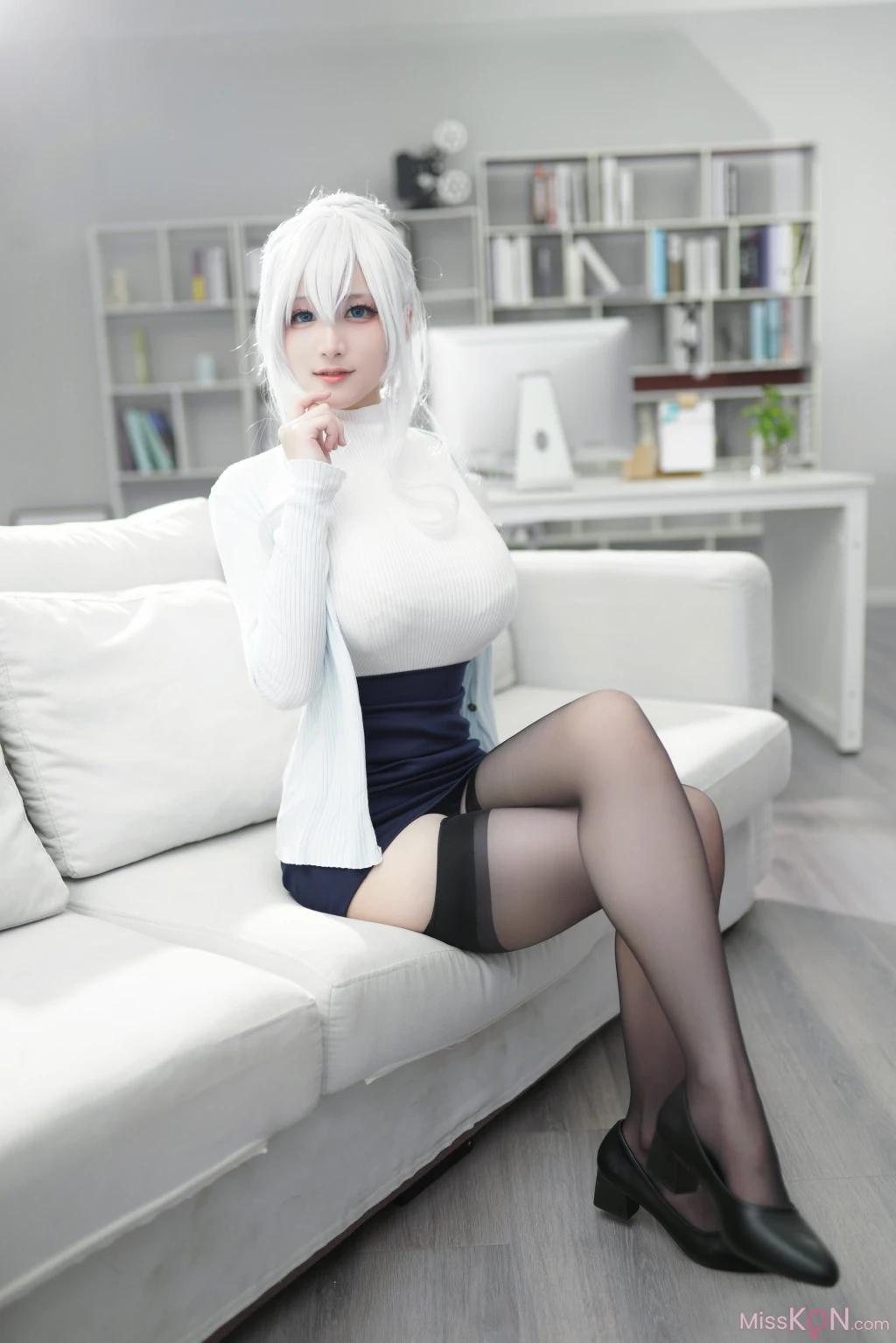 Coser@幼愛Youmeko: 未亡人雪女 (70 photos)(29)