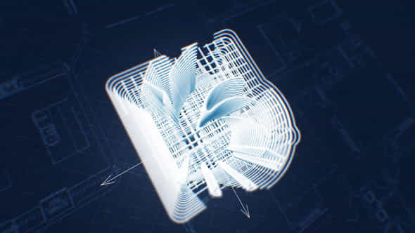 Blueprint 3D Construction - VideoHive 22437305