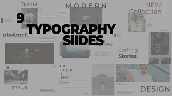 Typography Slides Mogrt - VideoHive 51758299