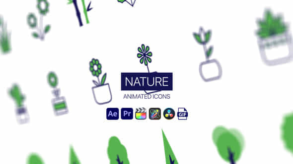 Nature Animated Icons - VideoHive 44952008