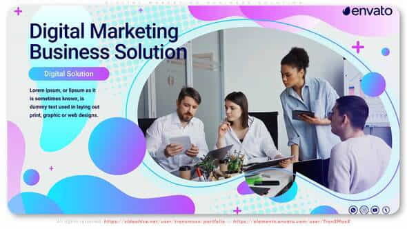 Digital Marketing Business Solution - VideoHive 33001992
