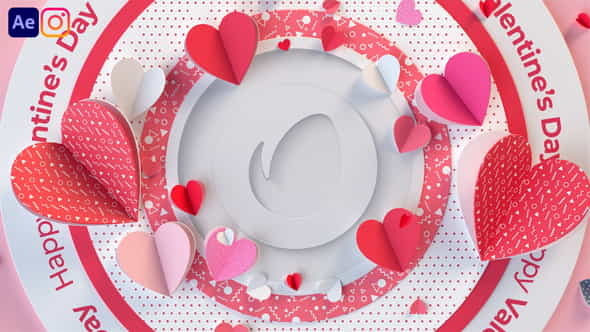 Happy Valentines Day Logo - VideoHive 36054971