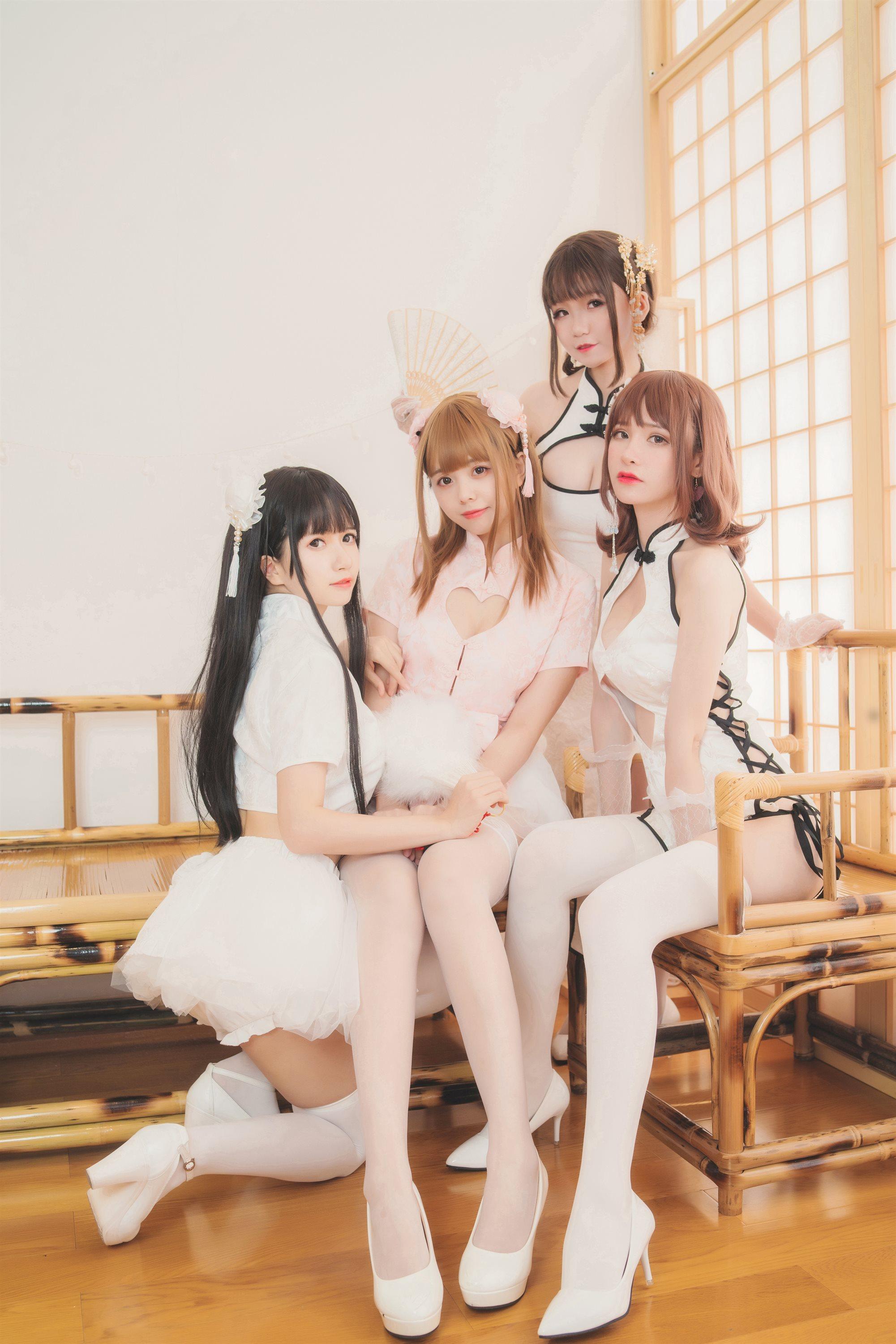 白金Saki-小野妹子w×宅夏×前羽 四人彼女电子档(89)