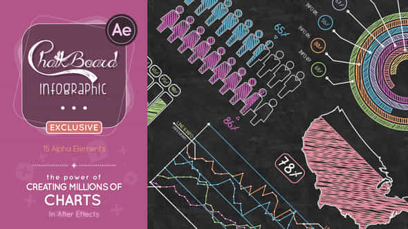 Chalkboard Infographics - VideoHive 33870077